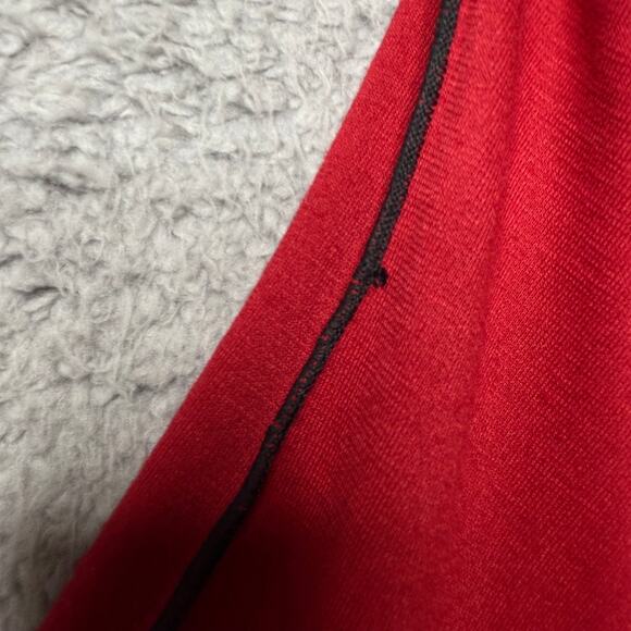 Vintage Studio 1 Petite Dress Women's 14P Red and Black Sleeveless Mini - Picture 7 of 7